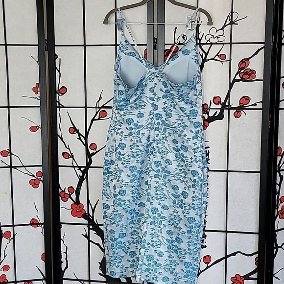 Likely NWT Isla Brocade Blue Floral Brooklyn Dress - Picture 7 of 13